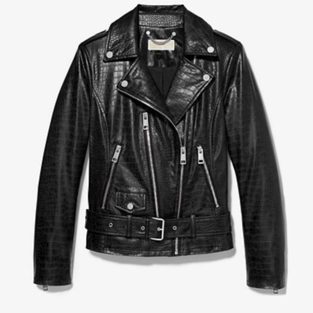 Michael Kors Black Leather Jacket